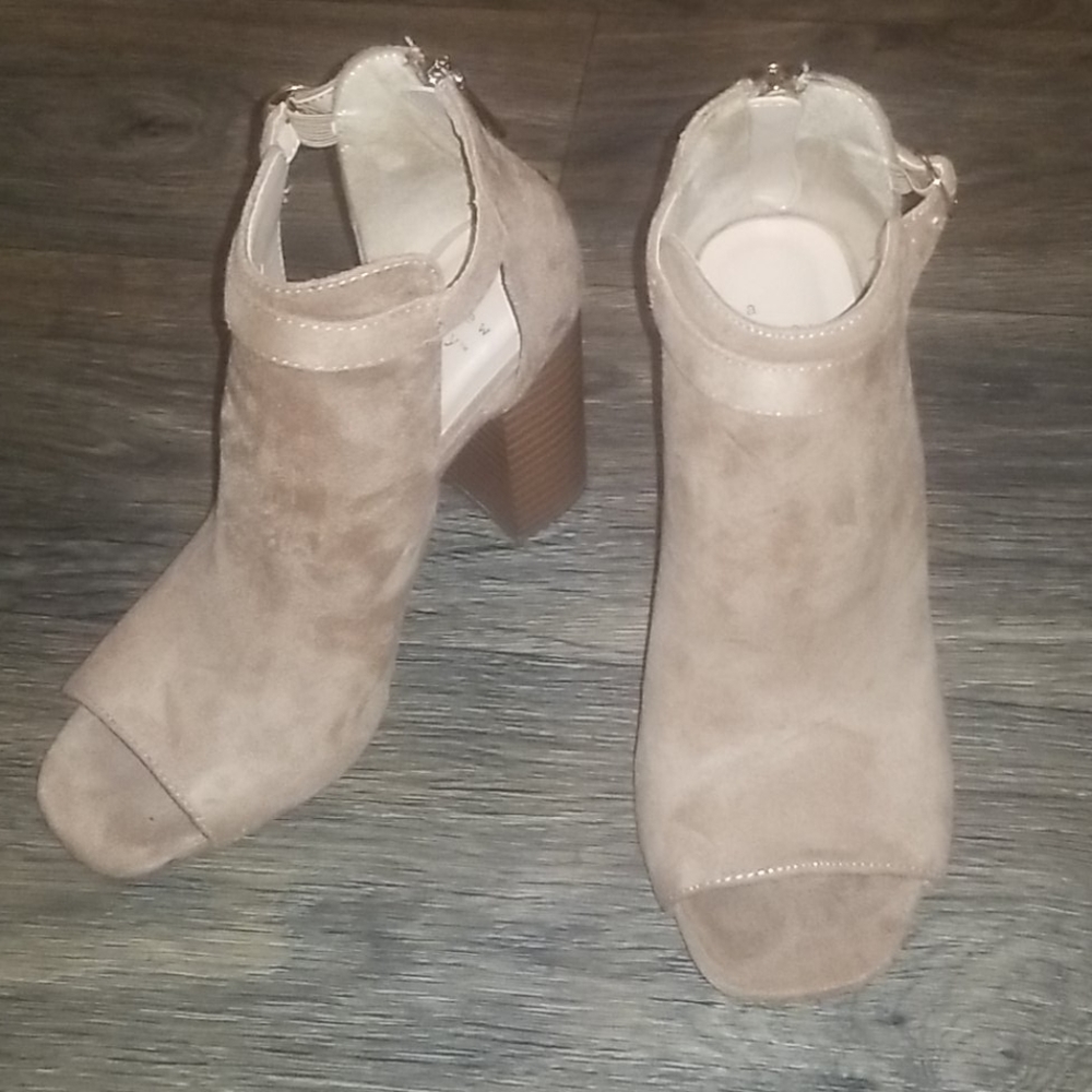 Suede Booties